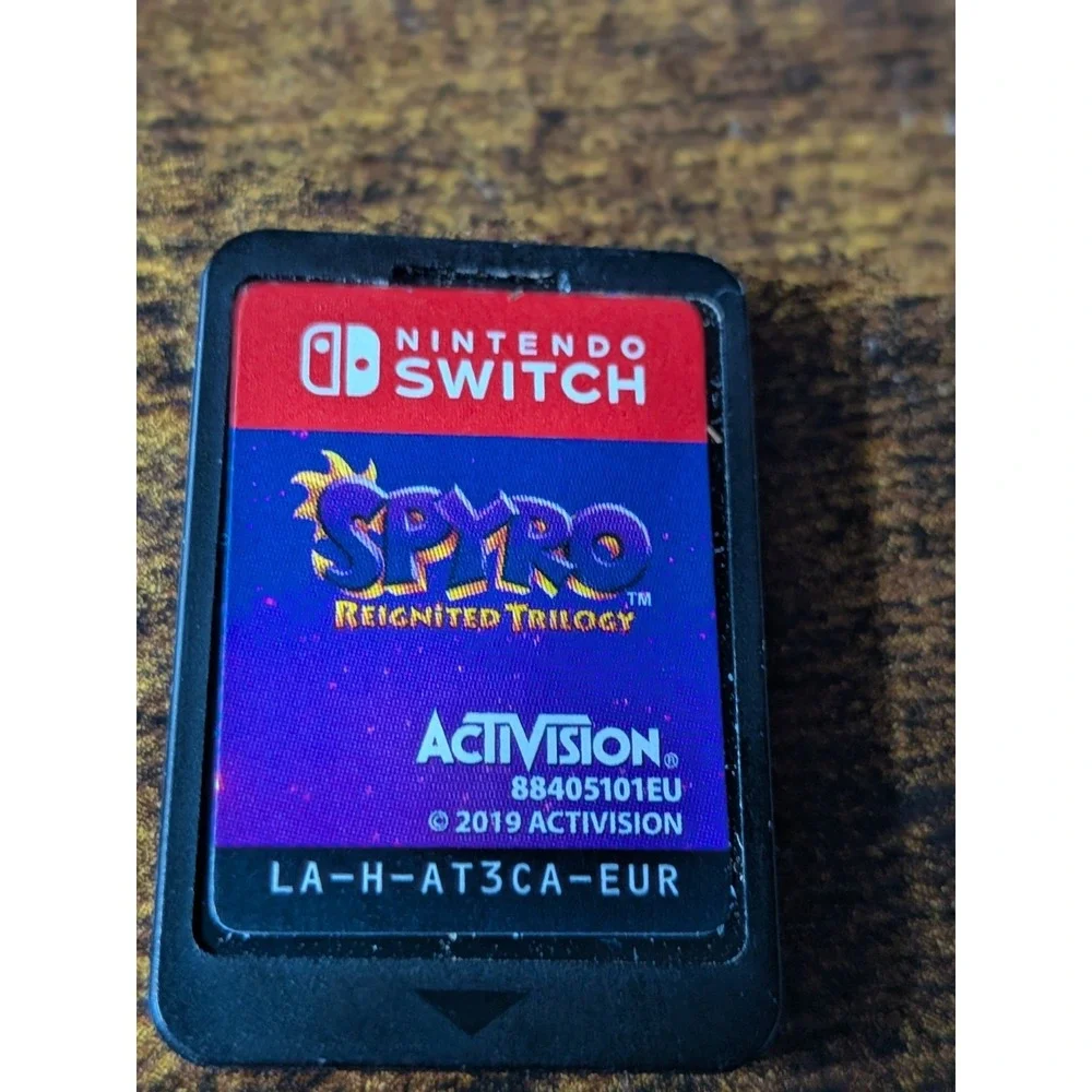 Nintendo Switch Spyro Reignited Trilogy Game Cartridge 3 Games In One